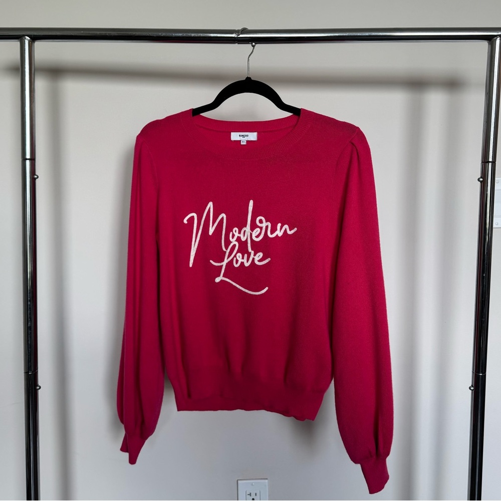 SUNCOO Vibrant Pink Sweater